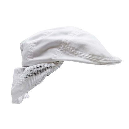 White - Side - Mascot Food & Care Flat Cap