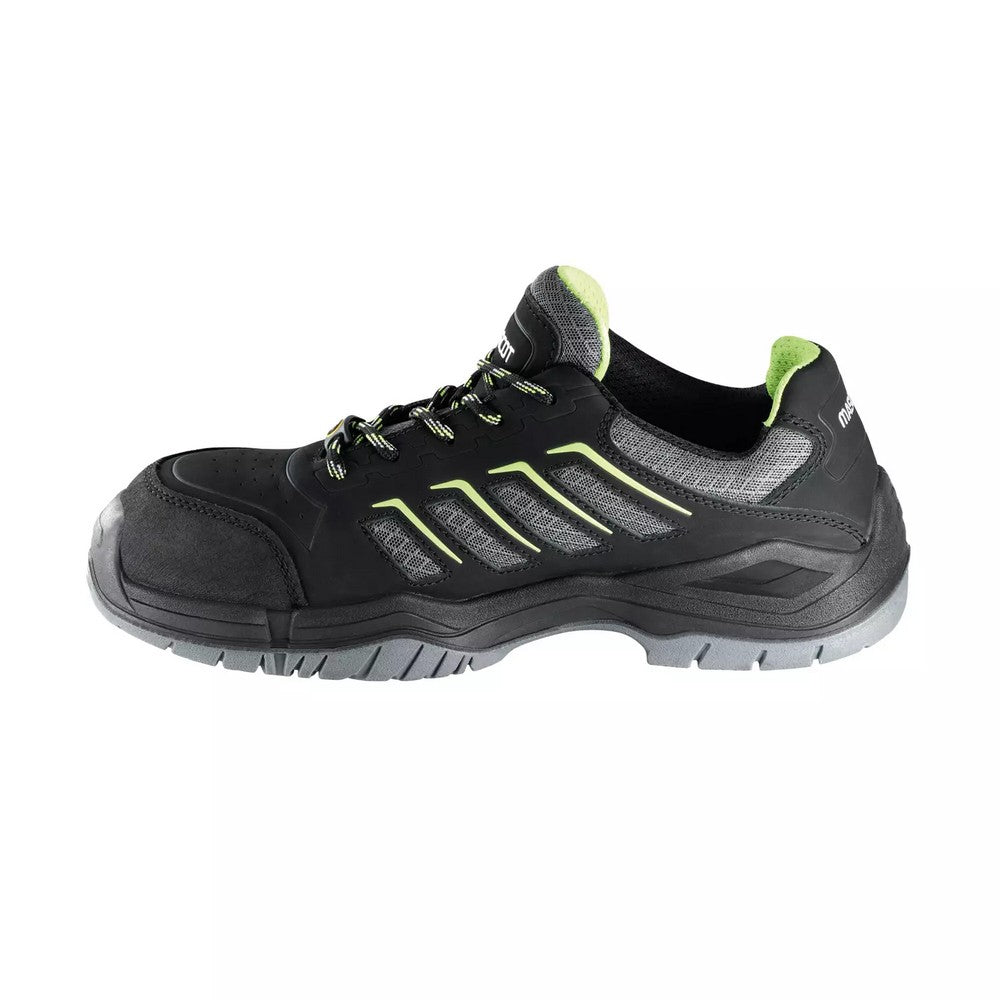 Black - Side - Mascot Unisex Adult Fujiyama Coated Leather Safety Shoes