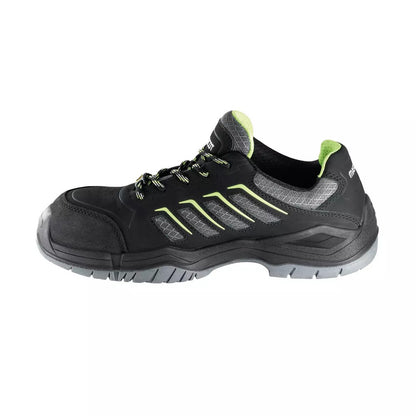 Black - Side - Mascot Unisex Adult Fujiyama Coated Leather Safety Shoes