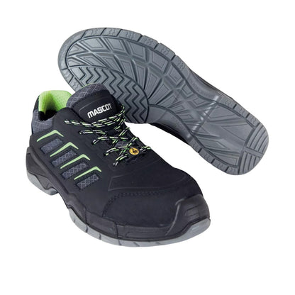 Black - Lifestyle - Mascot Unisex Adult Fujiyama Coated Leather Safety Shoes