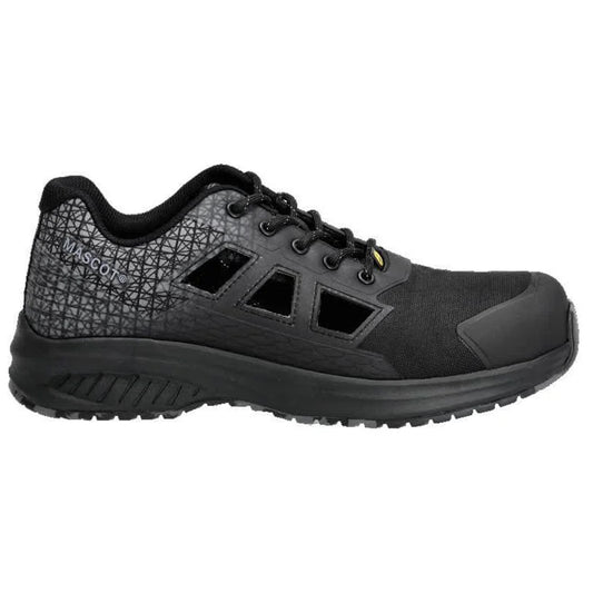 Black - Front - Mascot Mens Accelerate Safety Sandals