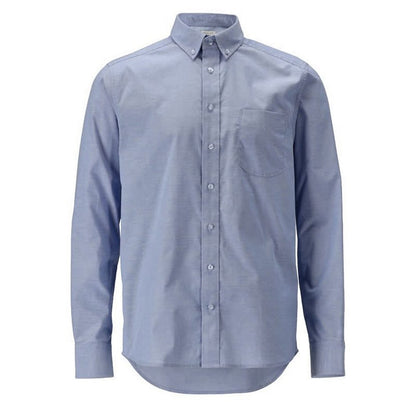 Light Blue - Front - Mascot Mens Frontline Oxford Slim Shirt