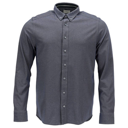 Blue - Front - Mascot Mens Frontline Slim Shirt