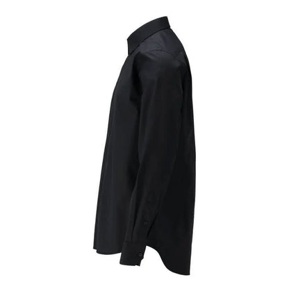 Deep Black - Side - Mascot Mens Frontline Poplin Shirt