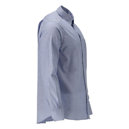 Light Blue - Back - Mascot Mens Frontline Oxford Shirt