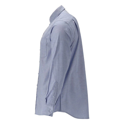 Light Blue - Side - Mascot Mens Frontline Oxford Shirt