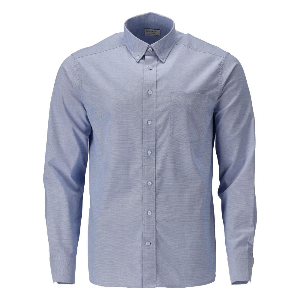 Light Blue - Front - Mascot Mens Frontline Oxford Shirt