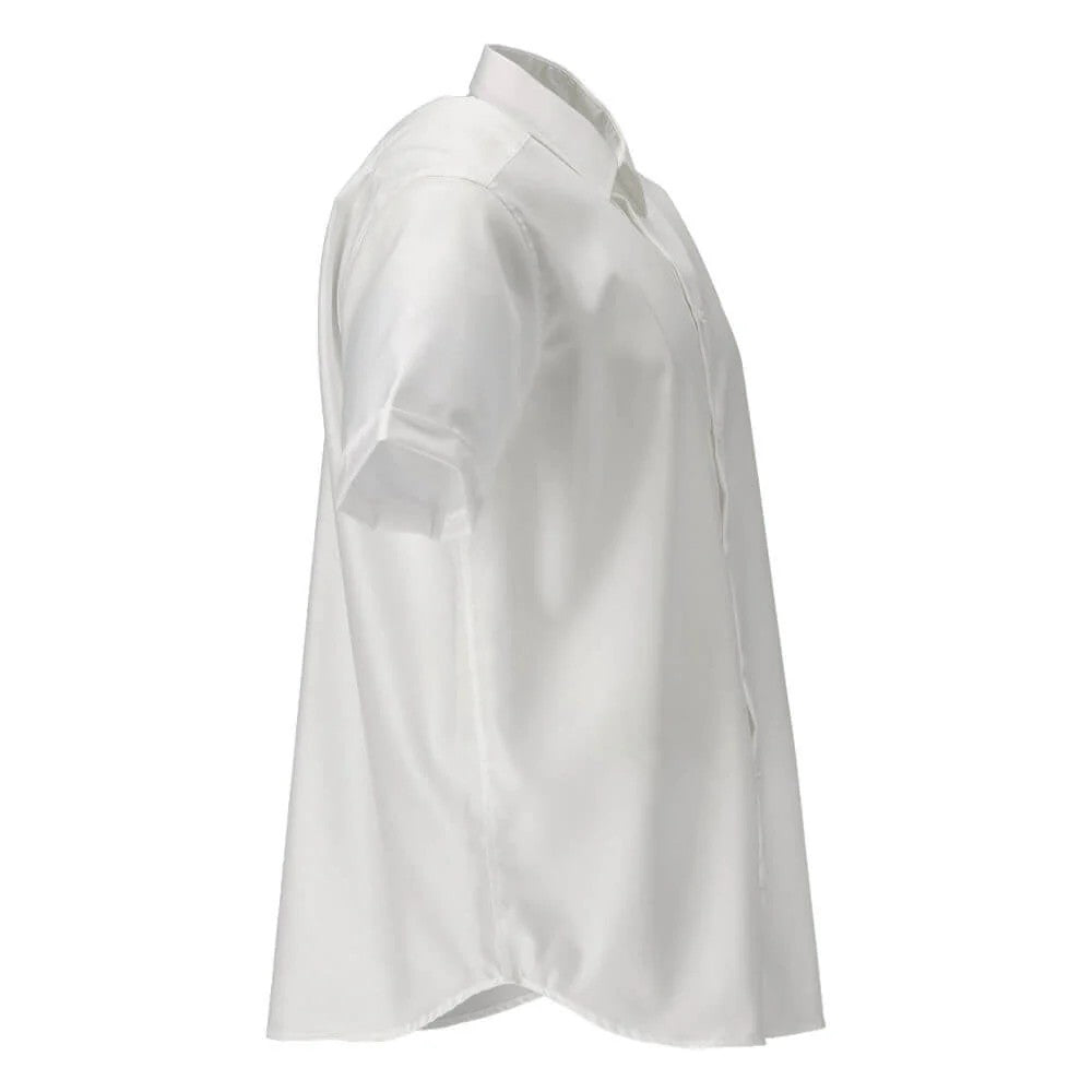 White - Back - Mascot Mens Frontline Poplin Short-Sleeved Shirt