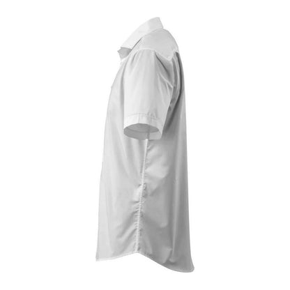 White - Side - Mascot Mens Frontline Short-Sleeved Shirt