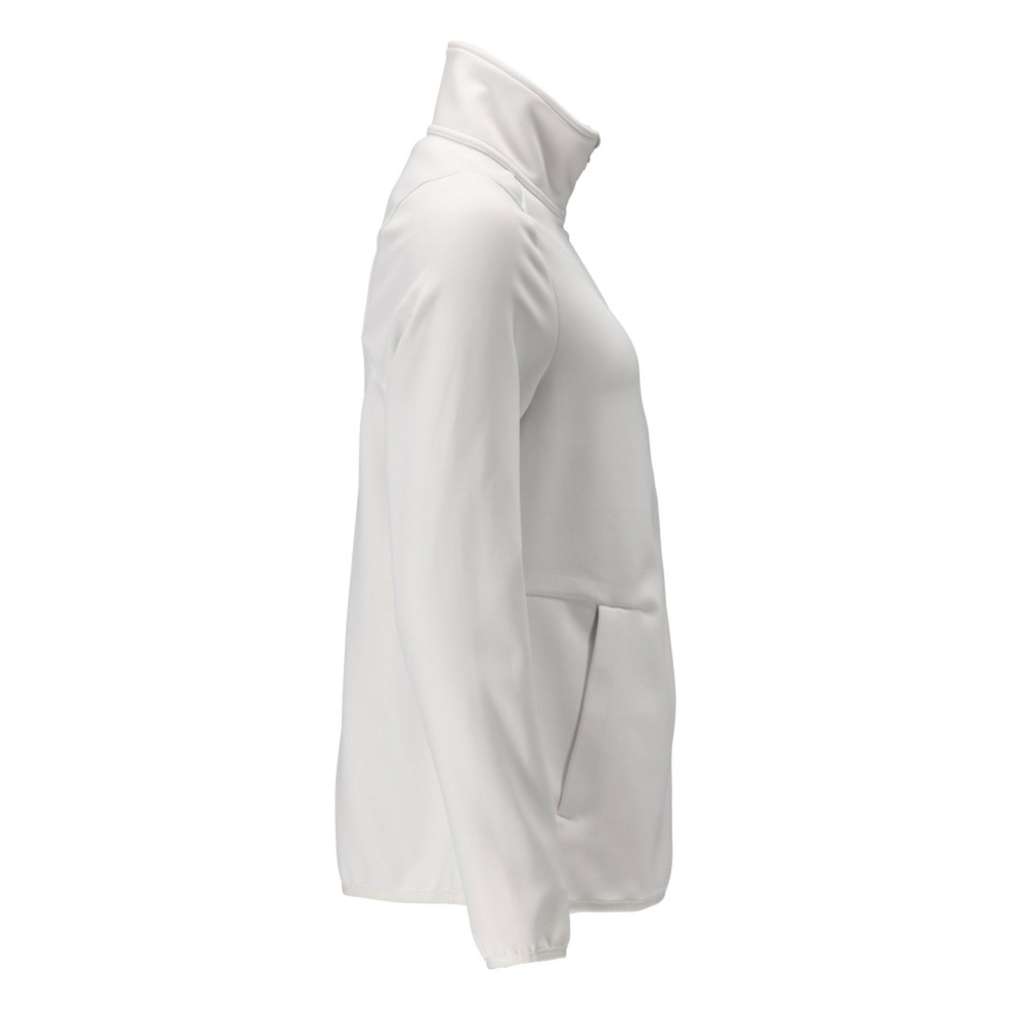 White - Side - Mascot Womens-Ladies Customised Fleece Jacket