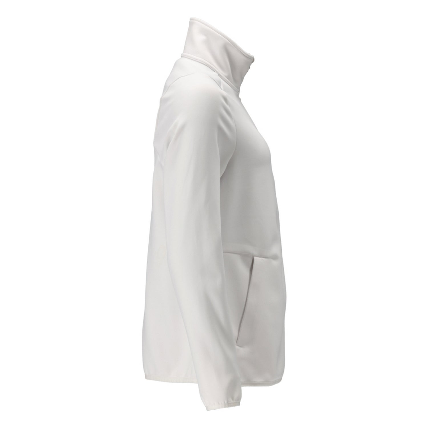 White - Side - Mascot Womens-Ladies Customised Fleece Jacket