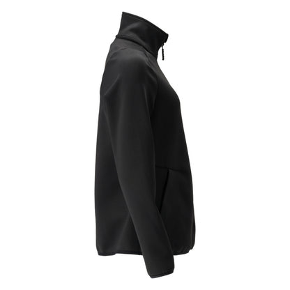 Black - Side - Mascot Womens-Ladies Customised Fleece Jacket