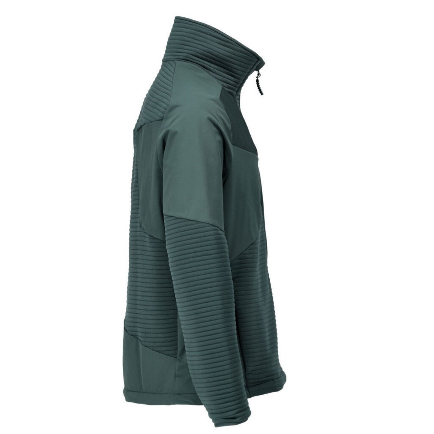 Forest Green - Side - Mascot Mens Customised Half Zip Fleece Top