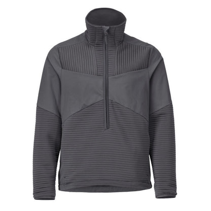 Stone Grey - Front - Mascot Mens Customised Half Zip Fleece Top