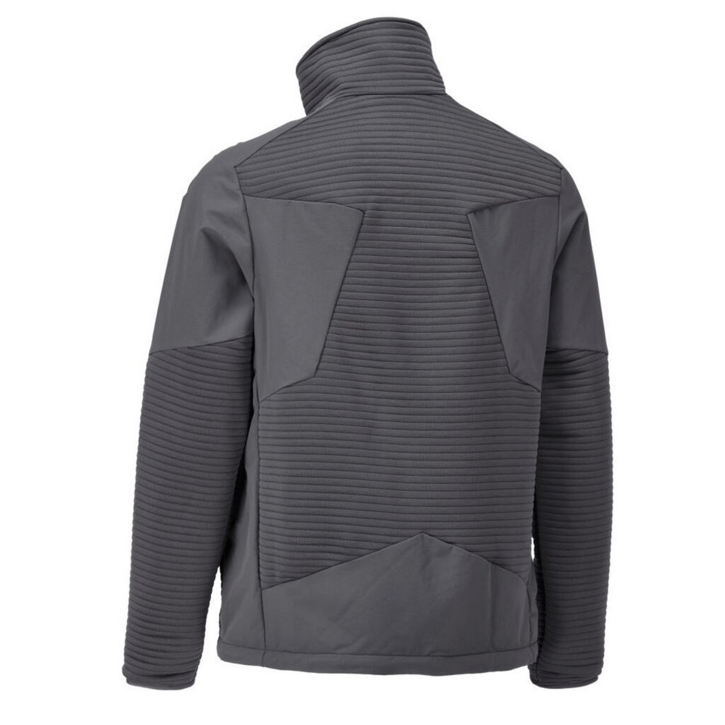 Stone Grey - Back - Mascot Mens Customised Half Zip Fleece Top