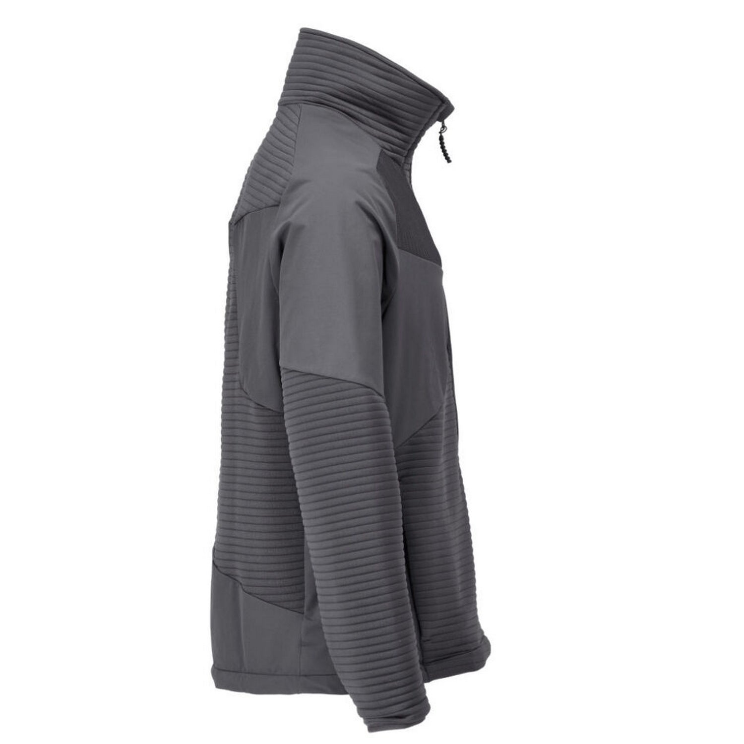 Stone Grey - Side - Mascot Mens Customised Half Zip Fleece Top