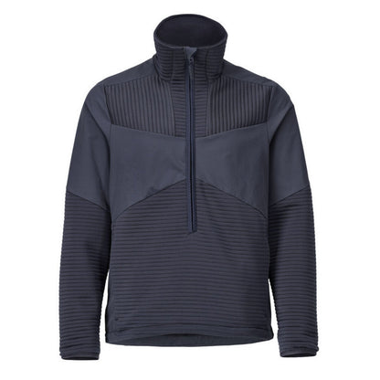 Dark Navy - Front - Mascot Mens Customised Half Zip Fleece Top