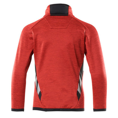 Traffic Red-Black - Back - Mascot Childrens-Kids Accelerate Safe Fleece Top