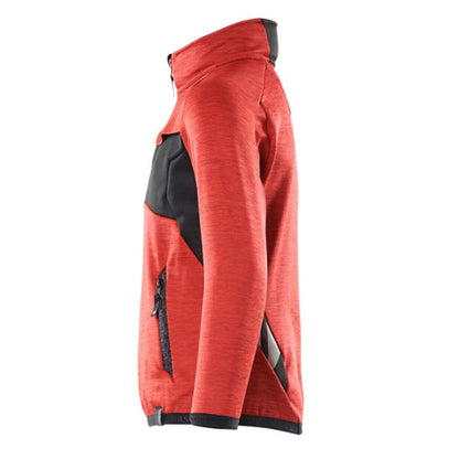 Traffic Red-Black - Side - Mascot Childrens-Kids Accelerate Safe Fleece Top