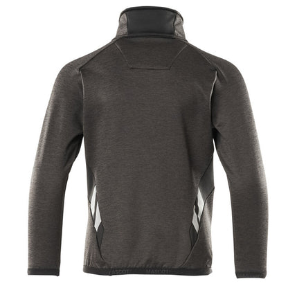 Dark Anthracite-Black - Back - Mascot Childrens-Kids Accelerate Safe Fleece Top