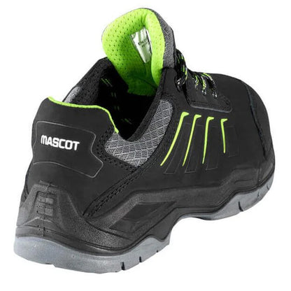 Black - Back - Mascot Unisex Adult Mont Blanc Nubuck Safety Shoes