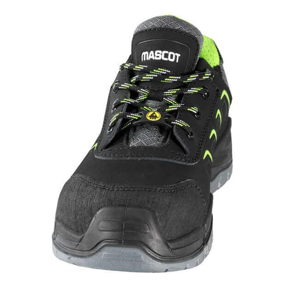 Black - Side - Mascot Unisex Adult Mont Blanc Nubuck Safety Shoes