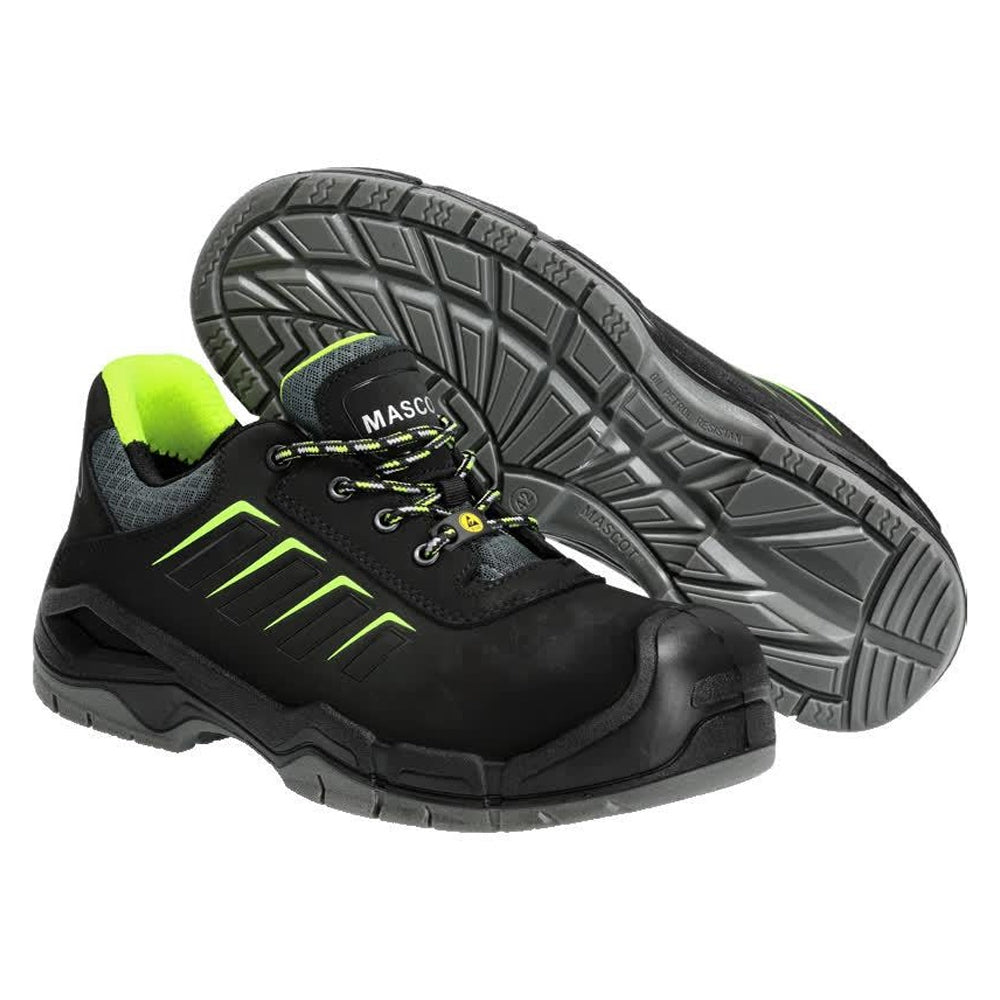Black - Lifestyle - Mascot Unisex Adult Mont Blanc Nubuck Safety Shoes