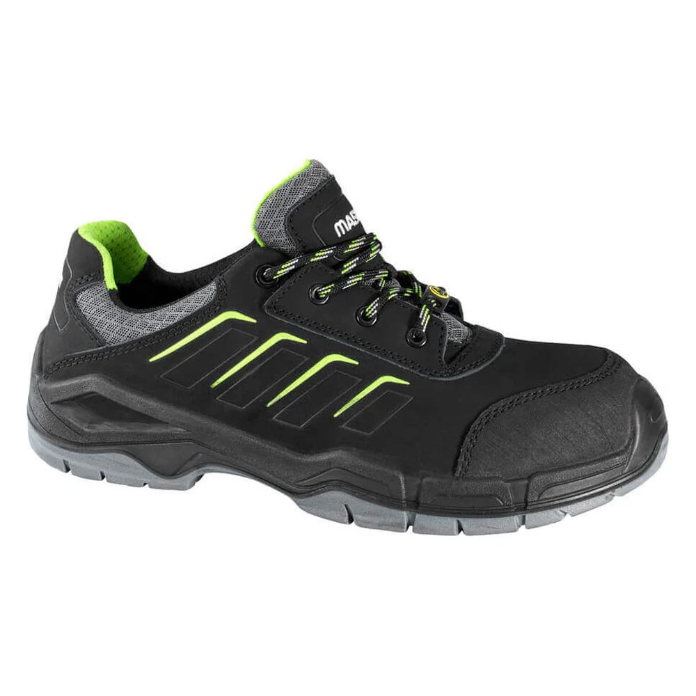 Black - Front - Mascot Unisex Adult Mont Blanc Nubuck Safety Shoes