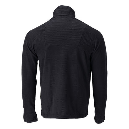 Dark Navy - Back - Mascot Mens Customised Microfleece Half Zip Jumper