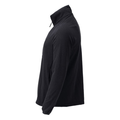 Dark Navy - Side - Mascot Mens Customised Microfleece Half Zip Jumper