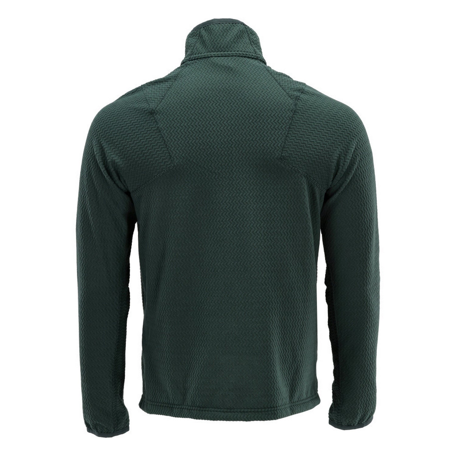 Forest Green - Back - Mascot Mens Customised Microfleece Half Zip Jumper