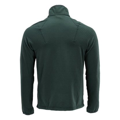 Forest Green - Back - Mascot Mens Customised Microfleece Half Zip Jumper
