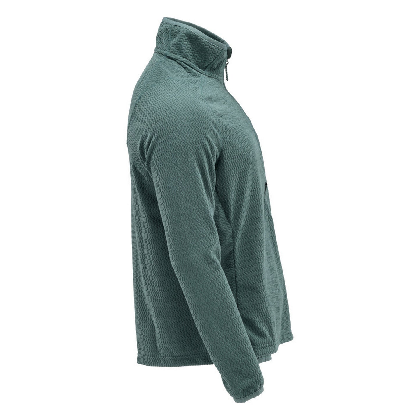 Light Forest - Side - Mascot Mens Customised Microfleece Half Zip Jumper