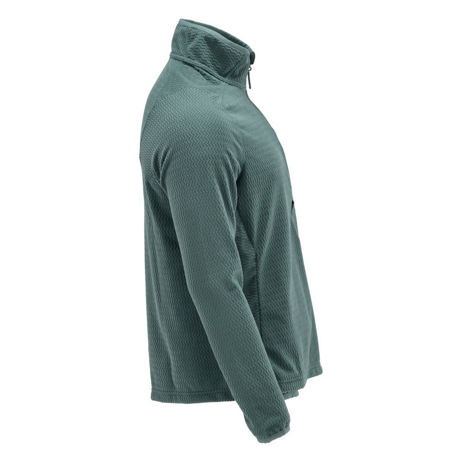 Light Forest - Side - Mascot Mens Customised Microfleece Half Zip Jumper