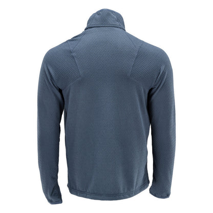 Stone Blue - Back - Mascot Mens Customised Microfleece Half Zip Jumper