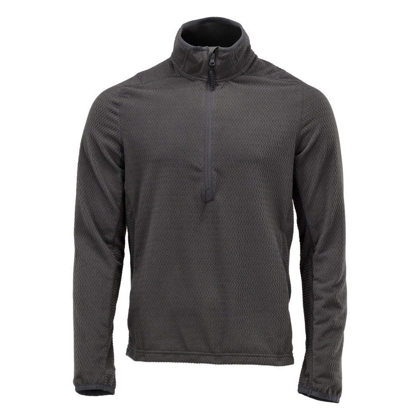 Stone Grey - Front - Mascot Mens Customised Microfleece Half Zip Jumper
