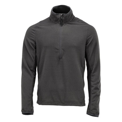Stone Grey - Front - Mascot Mens Customised Microfleece Half Zip Jumper