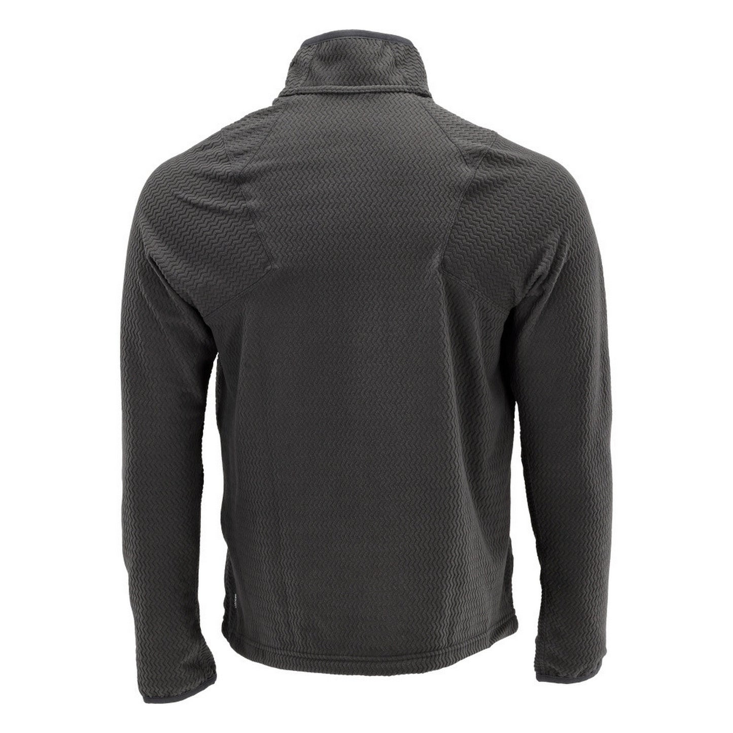 Stone Grey - Back - Mascot Mens Customised Microfleece Half Zip Jumper