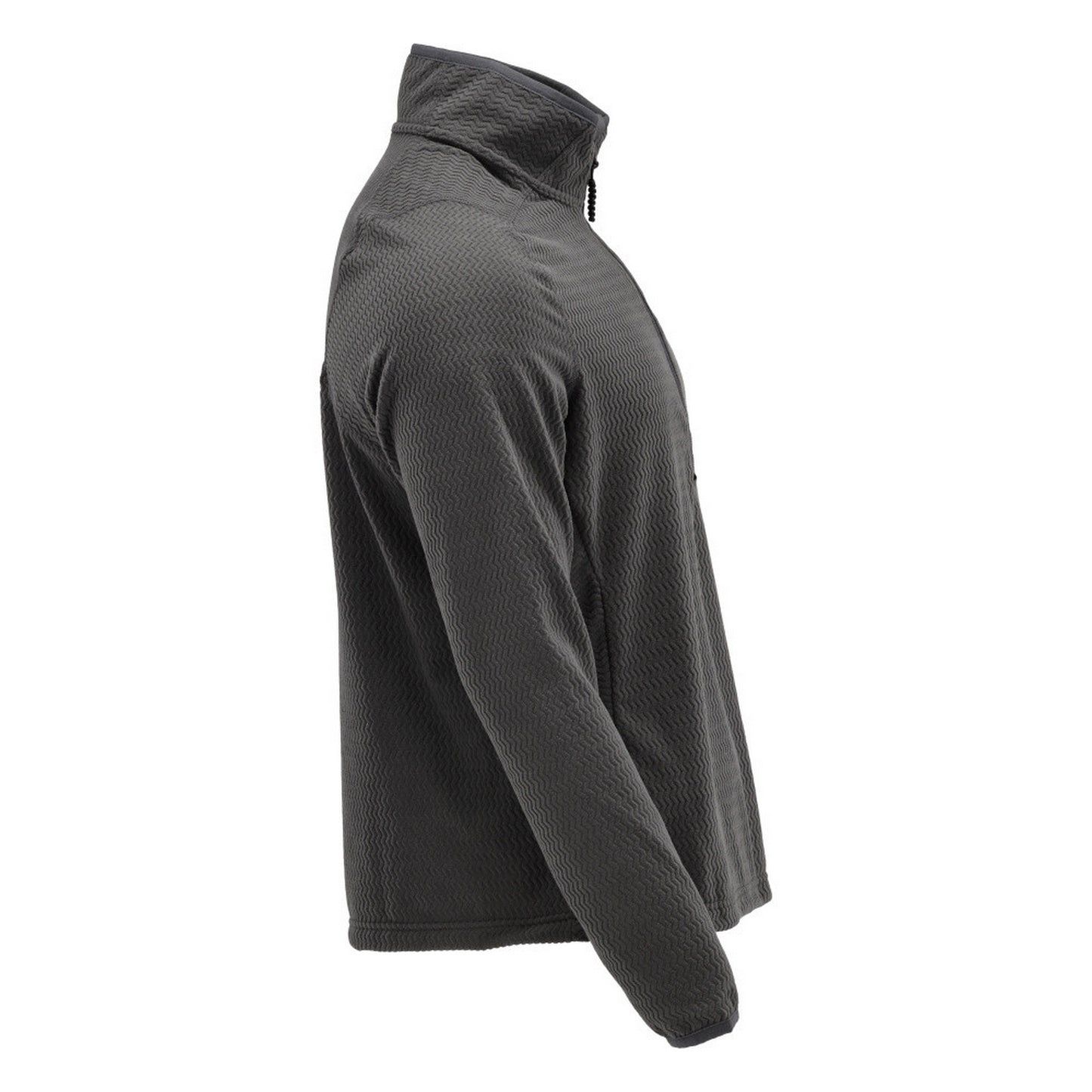 Stone Grey - Side - Mascot Mens Customised Microfleece Half Zip Jumper