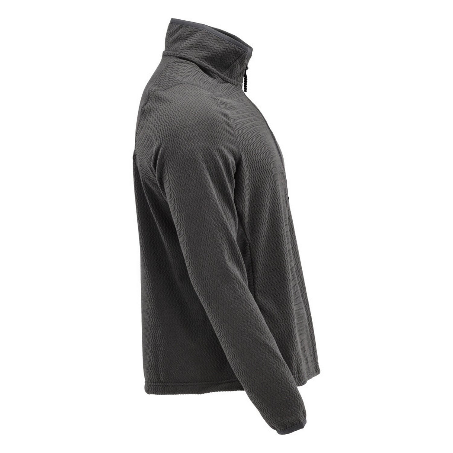 Stone Grey - Side - Mascot Mens Customised Microfleece Half Zip Jumper