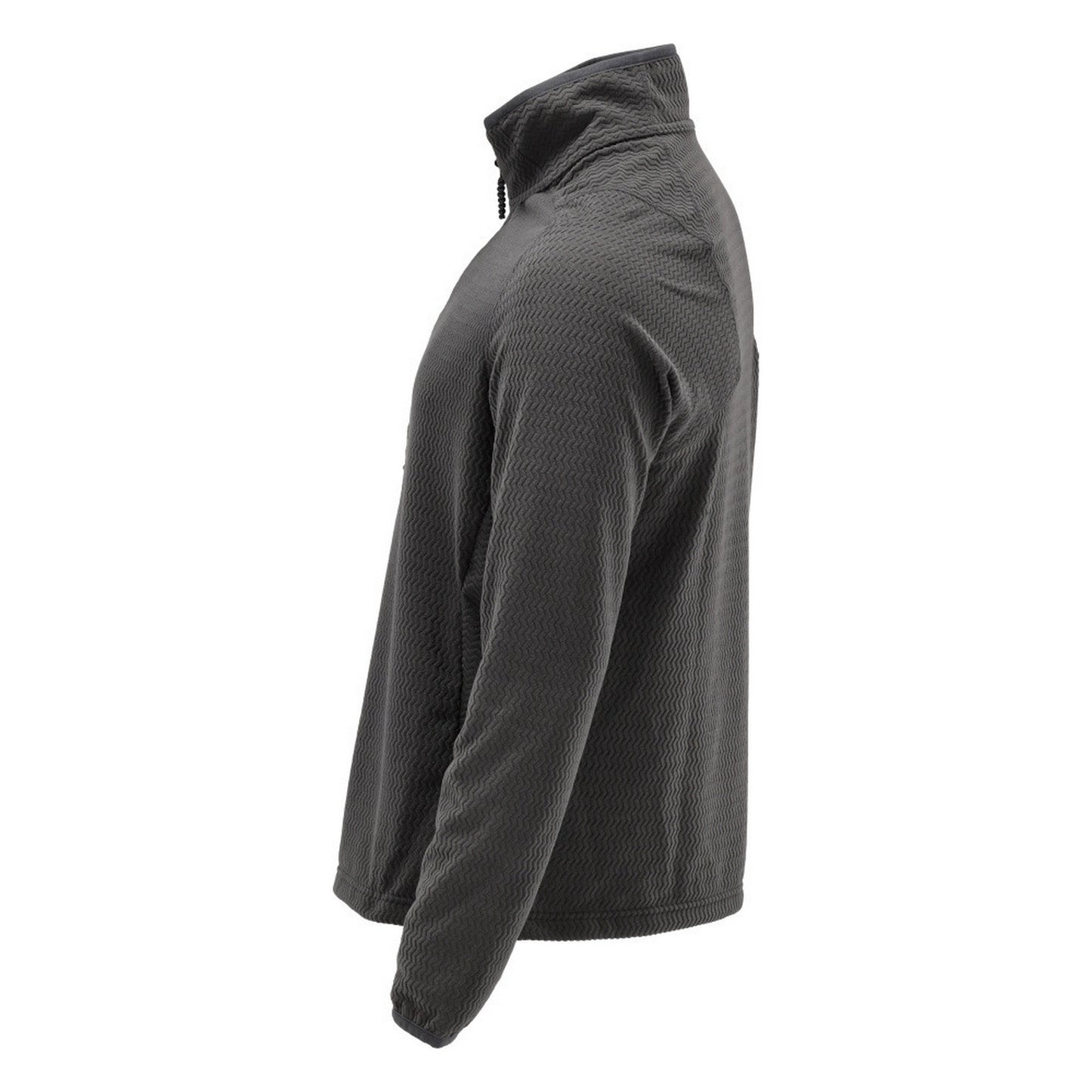 Stone Grey - Lifestyle - Mascot Mens Customised Microfleece Half Zip Jumper