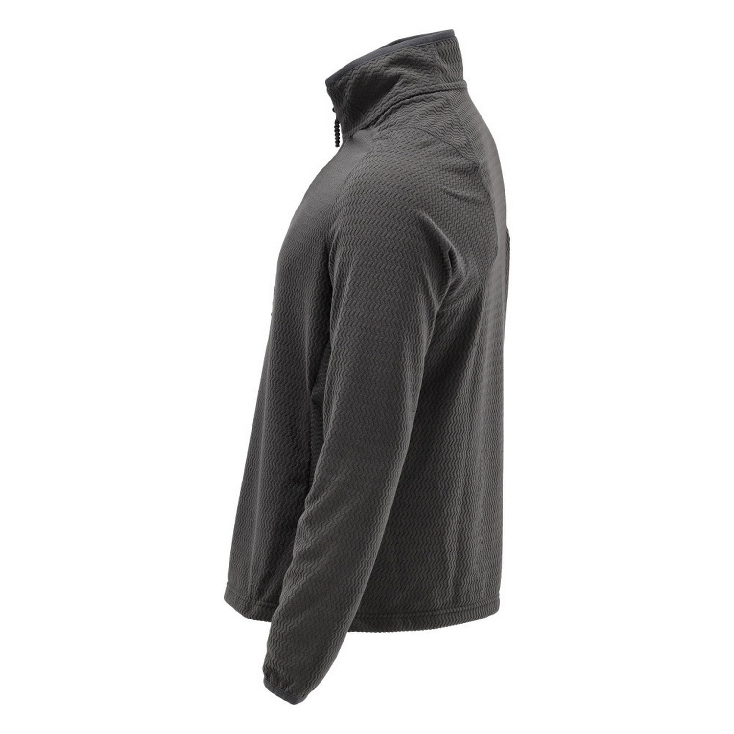 Stone Grey - Lifestyle - Mascot Mens Customised Microfleece Half Zip Jumper