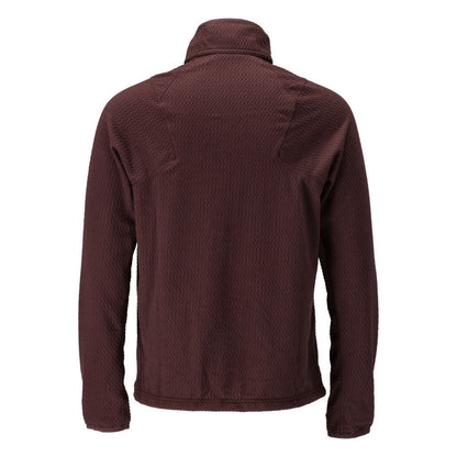 Bordeaux - Back - Mascot Mens Customised Microfleece Half Zip Jumper