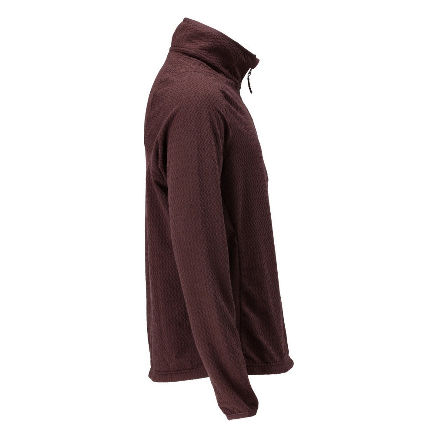 Bordeaux - Side - Mascot Mens Customised Microfleece Half Zip Jumper