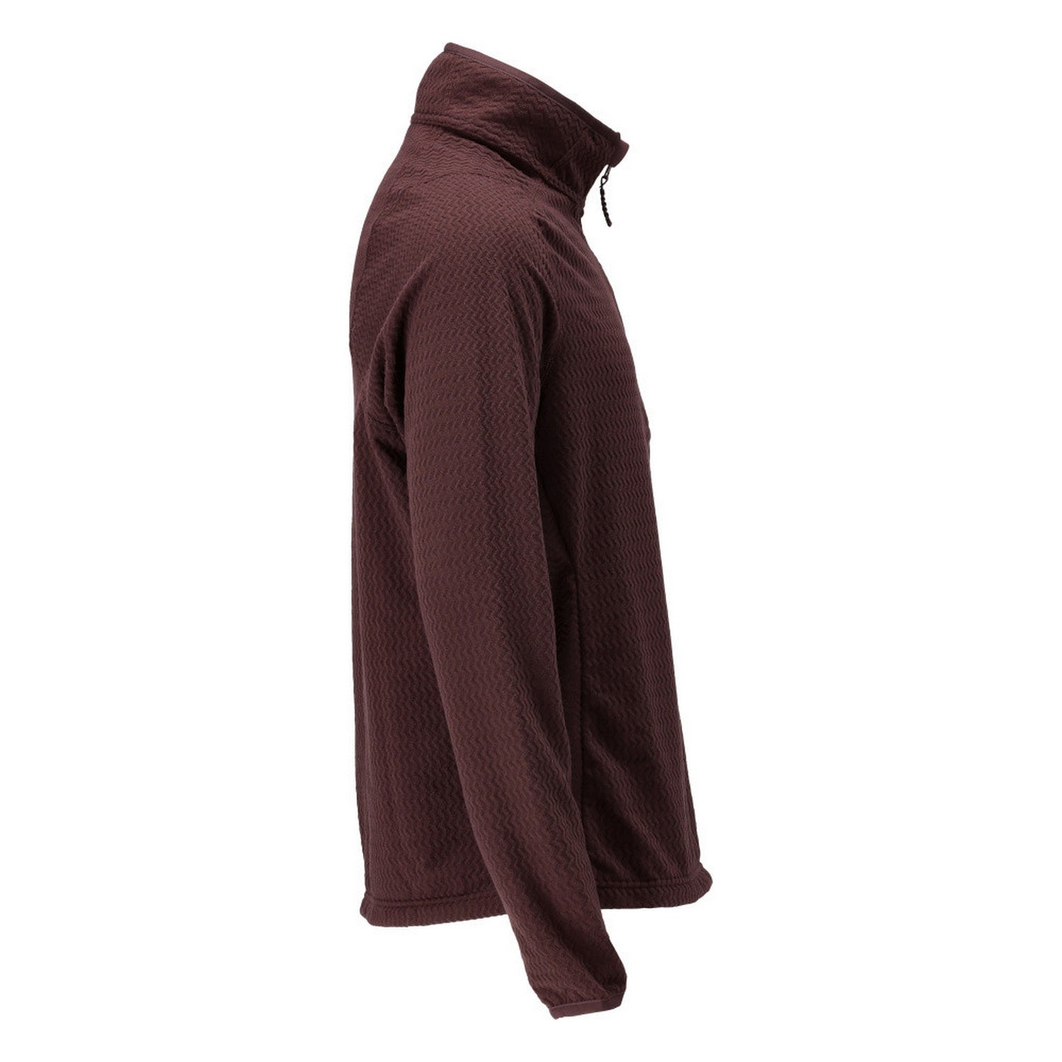 Bordeaux - Side - Mascot Mens Customised Microfleece Half Zip Jumper