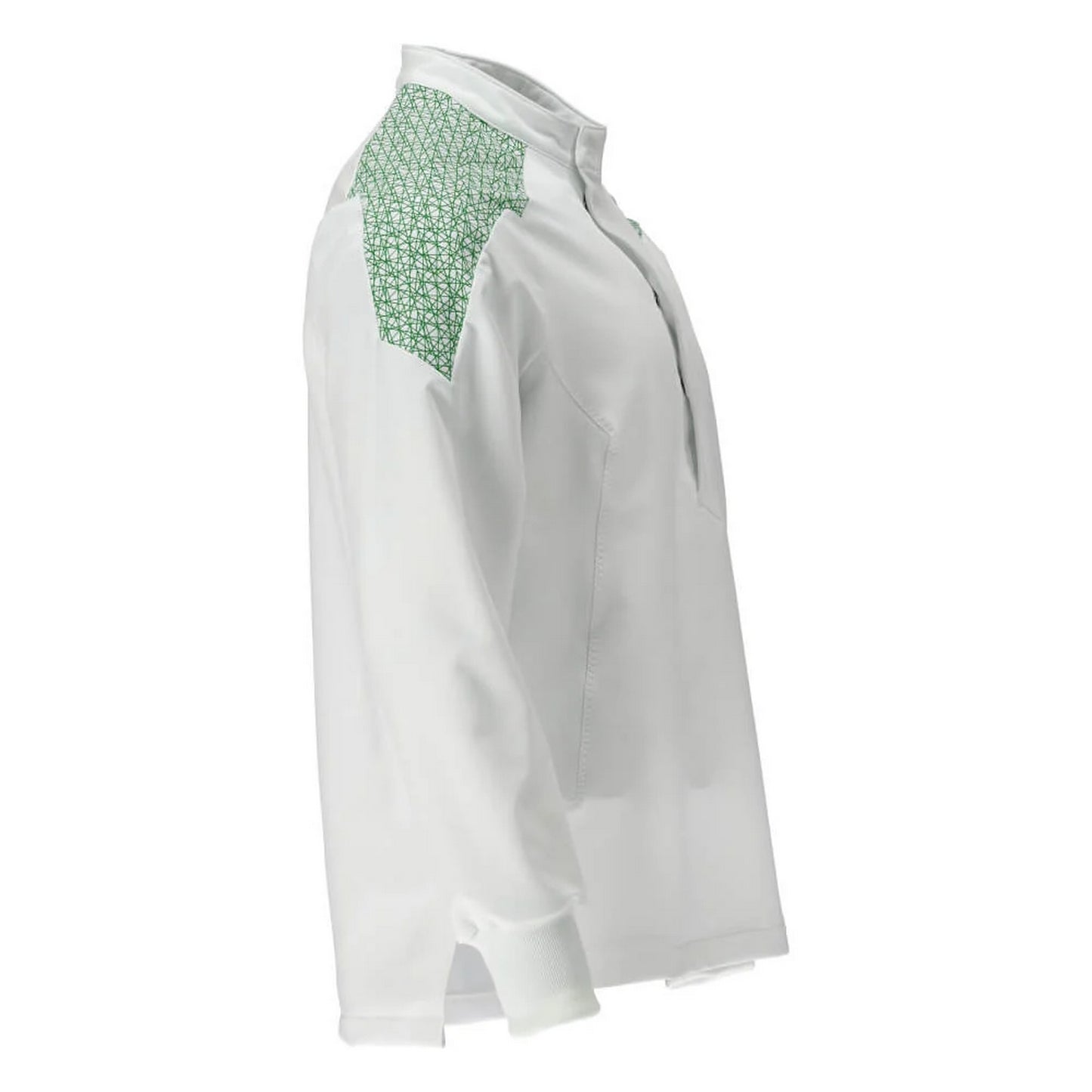 White-Grass Green - Back - Mascot Mens Smock Food & Care Chef T-Shirt