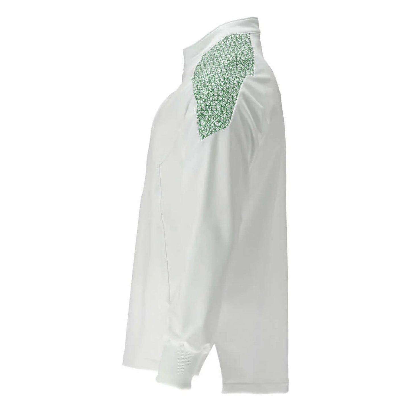 White-Grass Green - Side - Mascot Mens Smock Food & Care Chef T-Shirt