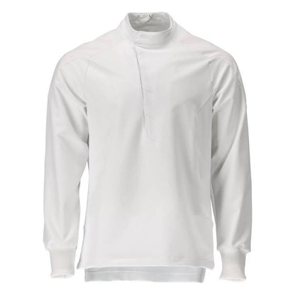 White - Front - Mascot Mens Smock Food & Care Chef T-Shirt