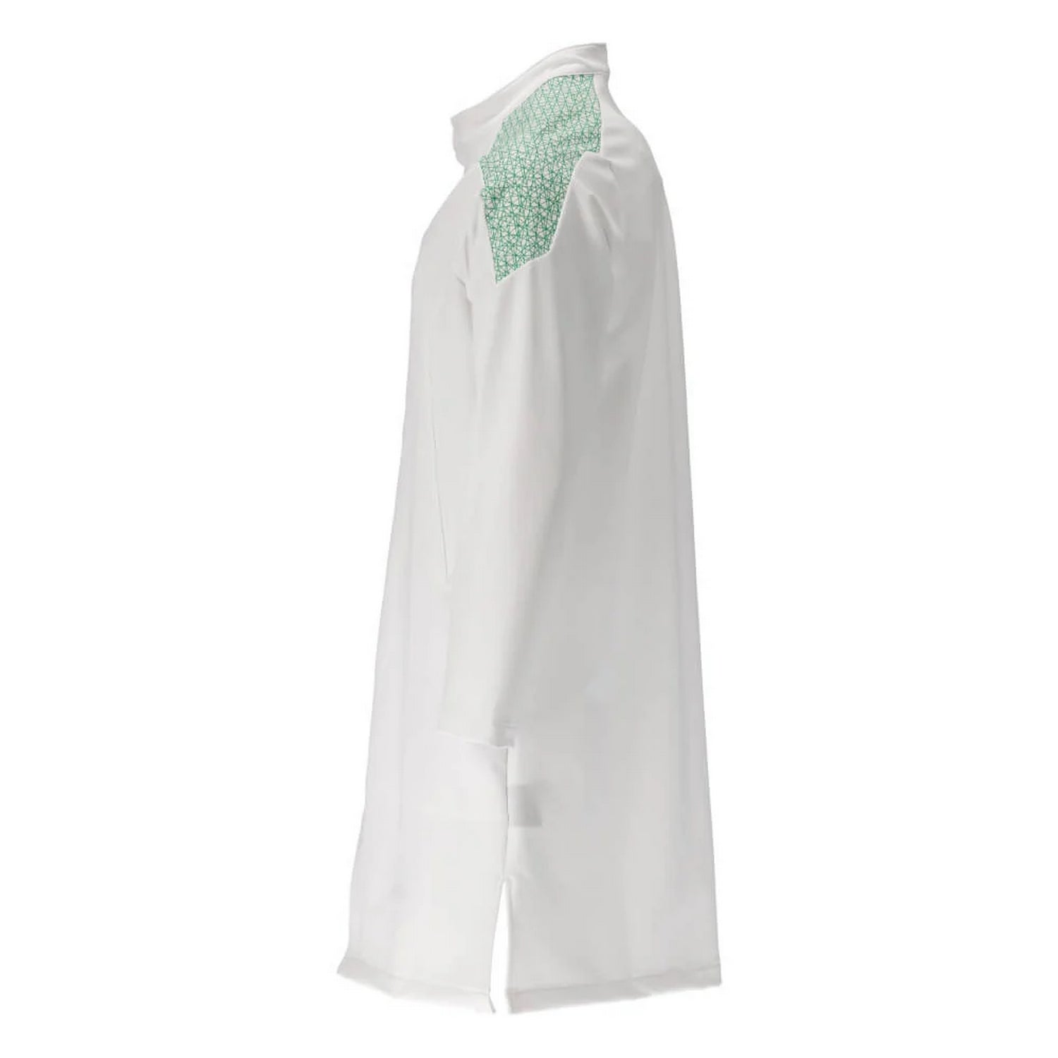 White-Grass Green - Side - Mascot Mens Smock Food & Care Full Apron