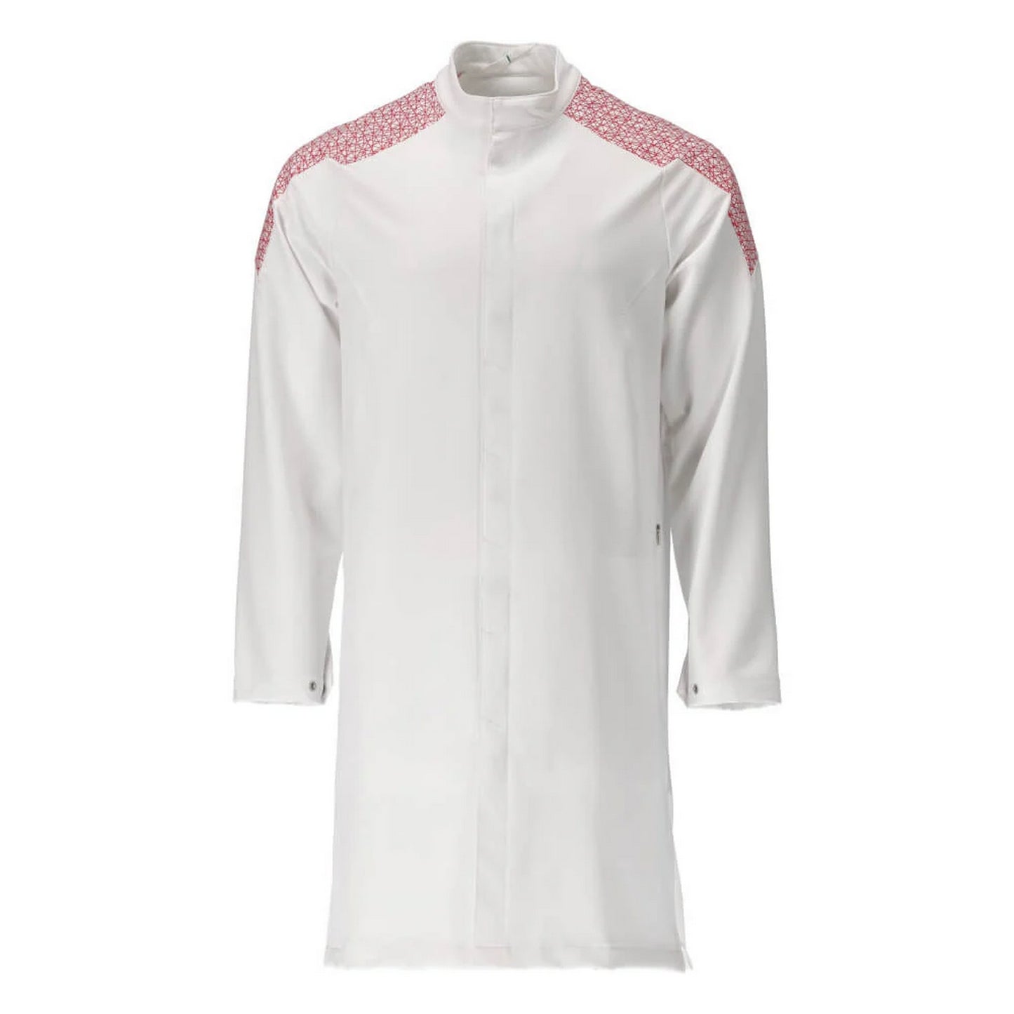 White-Traffic Red - Front - Mascot Mens Smock Food & Care Full Apron
